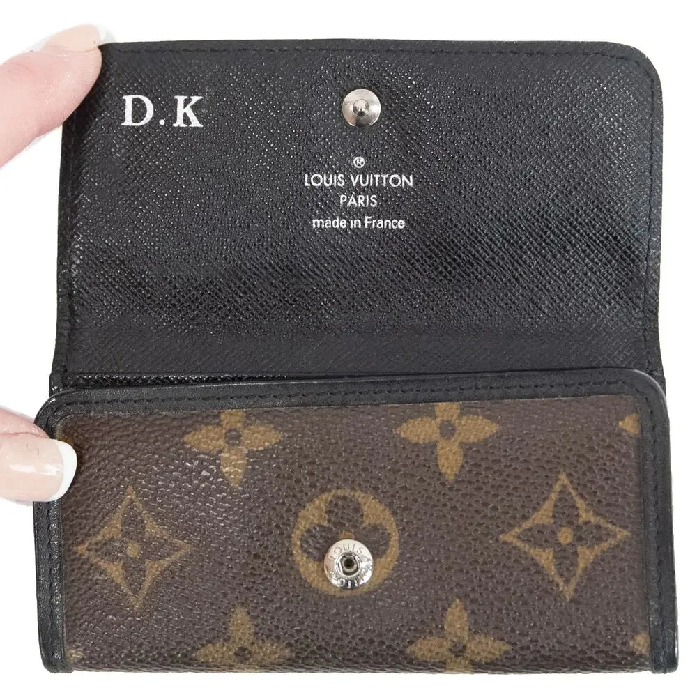Authentic Louis Vuitton Monogram Macassar 6 Key Multicles